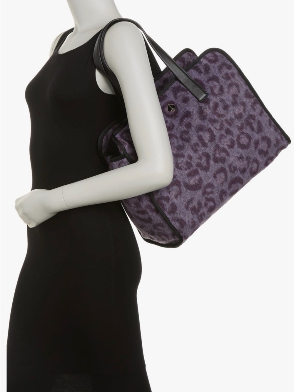 Kate Spade Morley Leopard Large Tote Purple Multi Bag